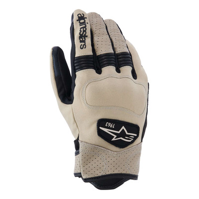 Gants cuir/textile Alpinestars Tracker aluminum black