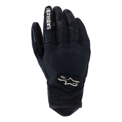 Gants cuir/textile Alpinestars Tracker black ecru
