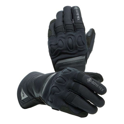 Gants cuir/textile Dainese Nembo Gore-Tex® noir/noir