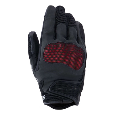Gants cuir/textile femme Alpinestars Stella Mogress Airflow anthracite black