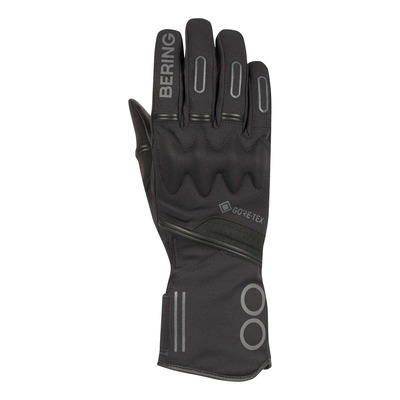 Gants cuir/textile femme Bering Lady Roc GTX noir