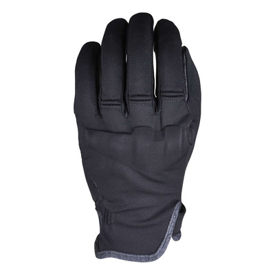 Gants cuir/textile femme Five Flow WP Woman noir/blanc