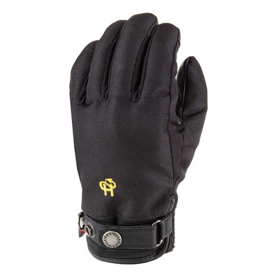Gants cuir/textile femme Helstons Simple Evo Girl noir