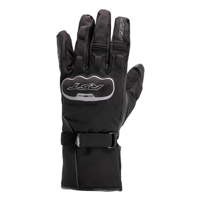 Gants cuir/textile femme RST Axion Waterproof Ladies noir