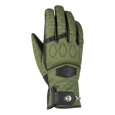 Gants cuir/textile femme Segura Lady Bahia kaki