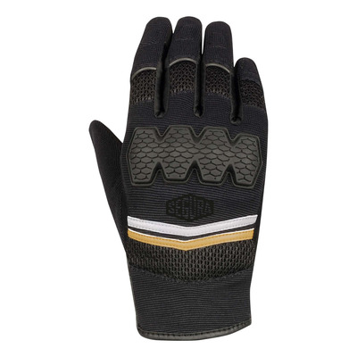 Gants cuir/textile femme Segura Lady Erwan noir