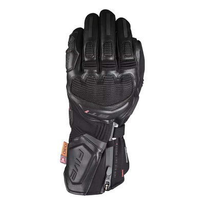 Gants cuir/textile Five GT1 Evo GTX black