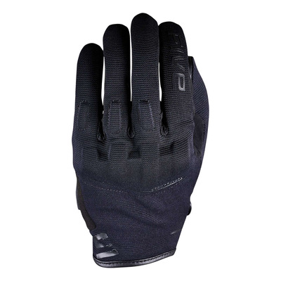 Gants cuir/textile Five RS4 Evo black