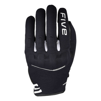 Gants cuir/textile Five RS4 Evo black/white