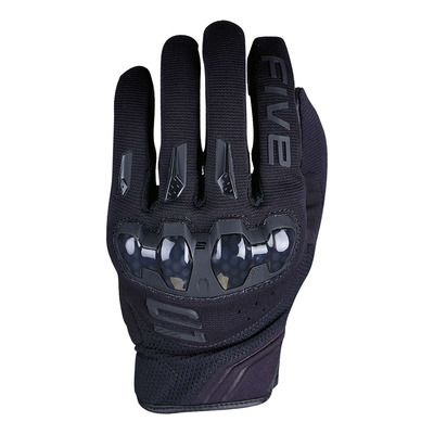 Gants cuir/textile Five RSX black