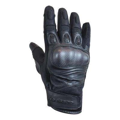 Gants cuir/textile Harisson Spy Evo 2 noir