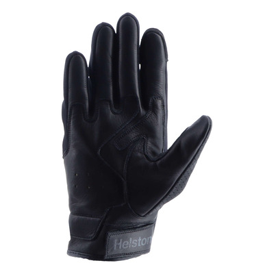 Gants cuir/textile Helstons Tomy Air noir/noir