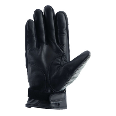 Gants cuir/textile Helstons Venturi Air noir/silver