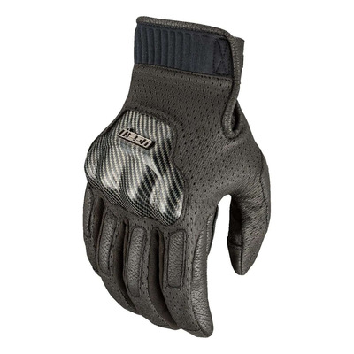 Gants cuir/textile Icon Overlord 3™ black