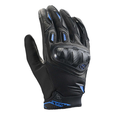 Gants cuir/textile Ixon Rise Air 2 noir/bleu