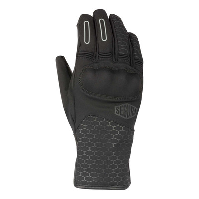 Gants cuir/textile Segura Natcho noir/gris