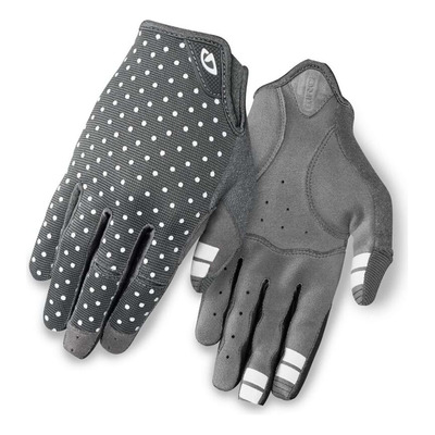 Gants long Giro DND gris/blanc