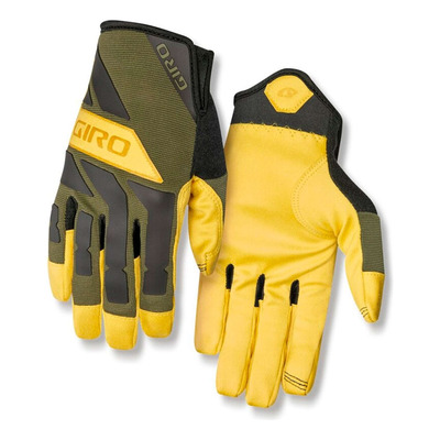 Gants long Giro trail builder jaune