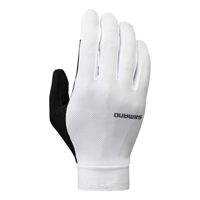 Gants Longs VTT Shimano Explorer FF Gel Blanc