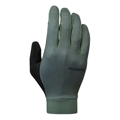 Gants Longs VTT Shimano Explorer FF Gel Vert Olive
