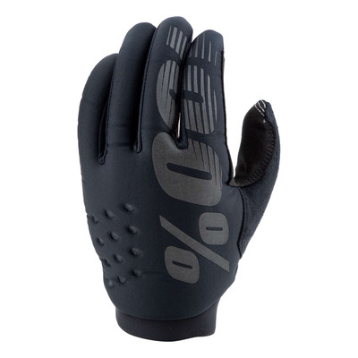 Gants moto cross 100% Brisker noir CE