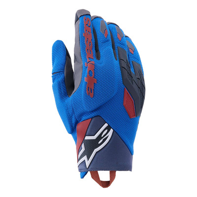 Gants textile Alpinestars Durack royal blue deep gray