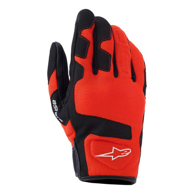 Gants textile Alpinestars Ignite red tangerine black