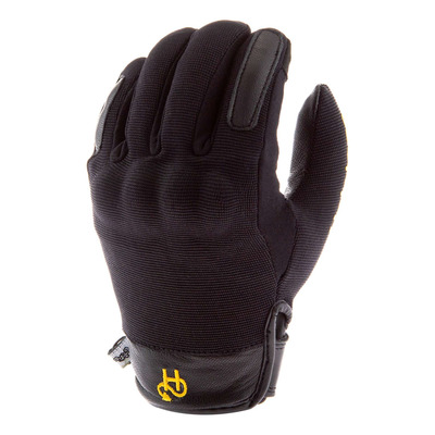 Gants textile/ cuir femme Helstons Melody Girl noir/noir
