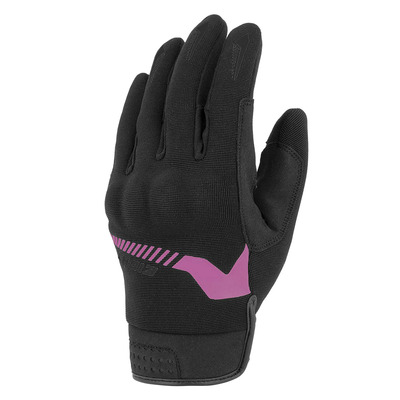 Gants textile femme Eight First Women noir/rose