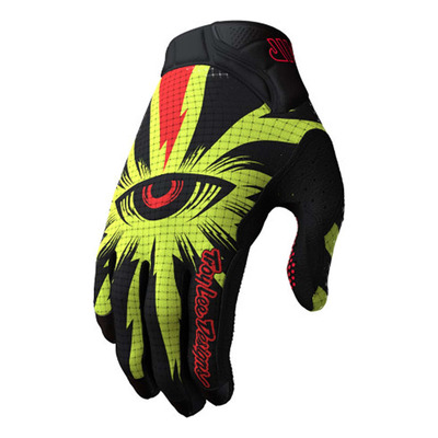 Gants VTT enfant Troy Lee Designs Air Cyclops black/flo yellow
