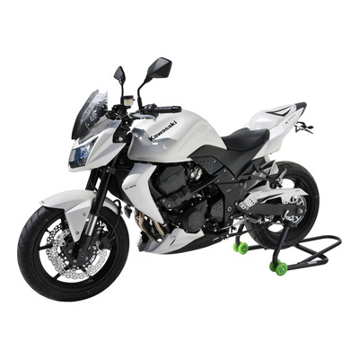 Garde boue arrière Ermax blanc/noir métal Kawasaki Z 750 07-12