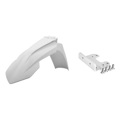 Garde-Boue Avant POLISPORT RESTYLING Blanc + Kit de Montage - KTM SX / SXF 07-12