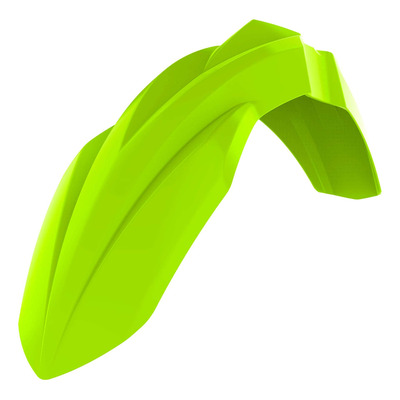 Garde-Boue Avant POLISPORT Type Origine Vert Citron - Kawasaki 450 KXF 16-25
