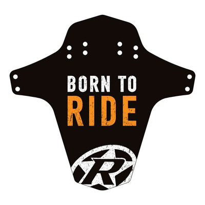 Garde-boue avant VTT Reverse Mudfender Born to ride noir/orange