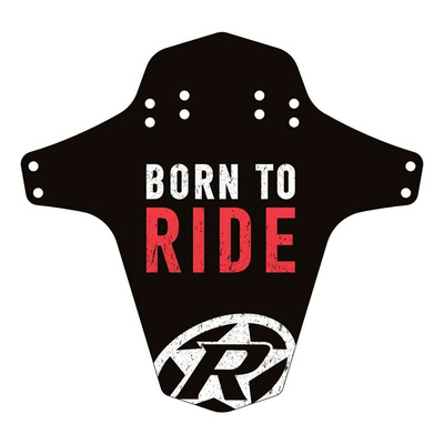 Garde-boue avant VTT Reverse Mudfender Born to ride noir/rouge
