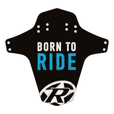 Garde-boue avant VTT Reverse Mudfender Born to ride noir/turquoise