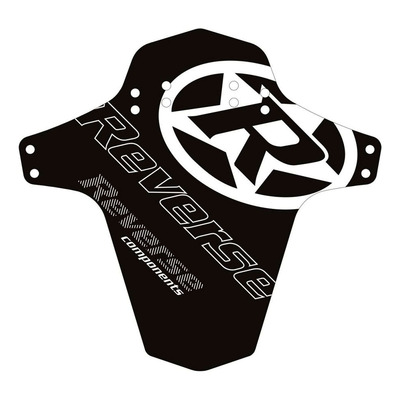Garde-boue avant VTT Reverse Mudfender Logo noir/blanc