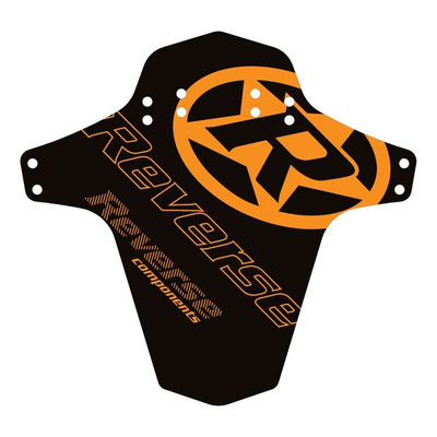 Garde-boue avant VTT Reverse Mudfender Logo noir/orange