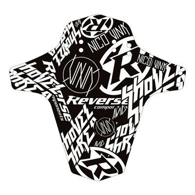 Garde-boue avant VTT Reverse Mudfender Nico Vink Stickerbomb blanc