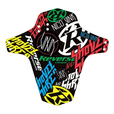 Garde-boue avant VTT Reverse Mudfender Nico Vink Stickerbomb multicolore