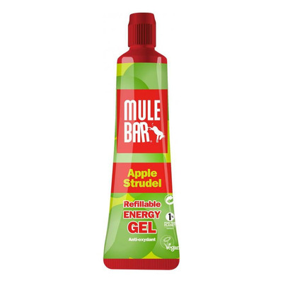 Gel énergétique Mulebar Apple Strudel 37g (Boite de 24 gels)
