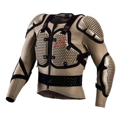 Gilet de protection Alpinestars Bionic Action V3 aluminium/black/red fluo