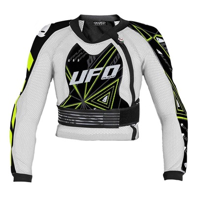 Gilet de protection enfant Ufo Ultralight 3.0 blanc/noir/jaune fluo