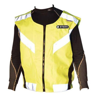 Gilet de Sécurité Jaune Fluo avec bande Réfléchissante