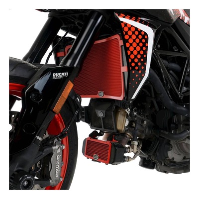 Grille de protection de culasse R&G Racing noire Ducati Hypermotard 950 19-21
