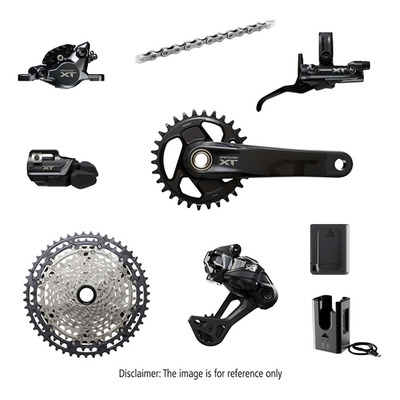 Groupe Complet VTT Shimano XT M8200 Di2 12 Vitesses Pédalier 34 Cassette 9-45
