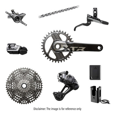 Groupe Complet VTT Shimano XTR M9200 Di2 12 Vitesses Pédalier 34 Cassette 9-45