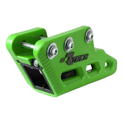Guide Chaîne Monobloc RTECH R2.0 Worx Vert / Noir pour Kawasaki 250/450 KXF 09-24