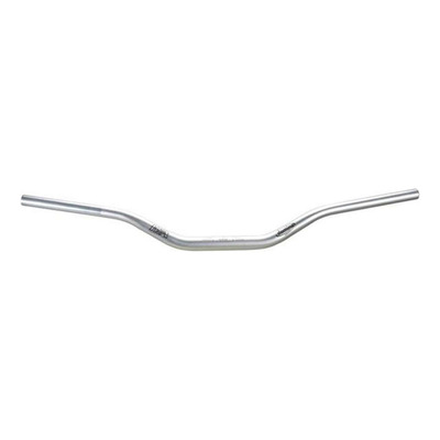 Guidon Domino HSA PLI super bas argent aluminium Ø 28,6mm