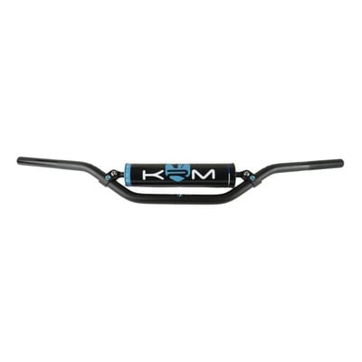 Guidon KRM Pro Ride noir/turquoise avec mousse